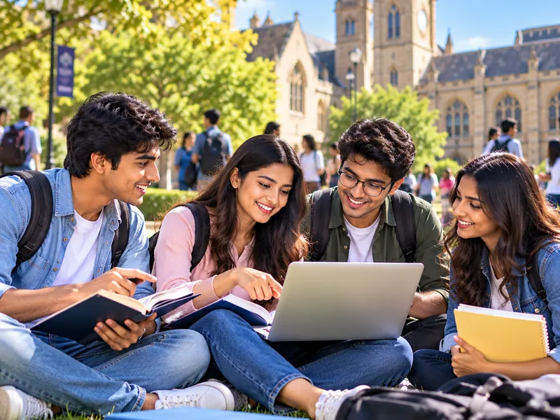 Indian students preparing for their international university journey